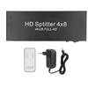 4K HD Multimedia Interface Splitter 4 In 8 Out HD Multimedia Interface Screen Spliter Switcher with