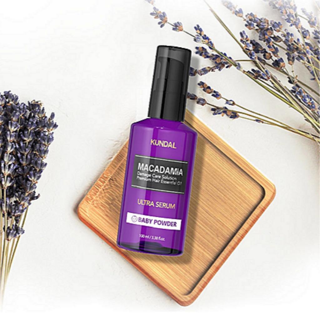 KUNDAL MACADAMIA ULTRA СЫВОРОТКА ДЛЯ ВОЛОС Детская присыпка 100 мл(1 + 1)