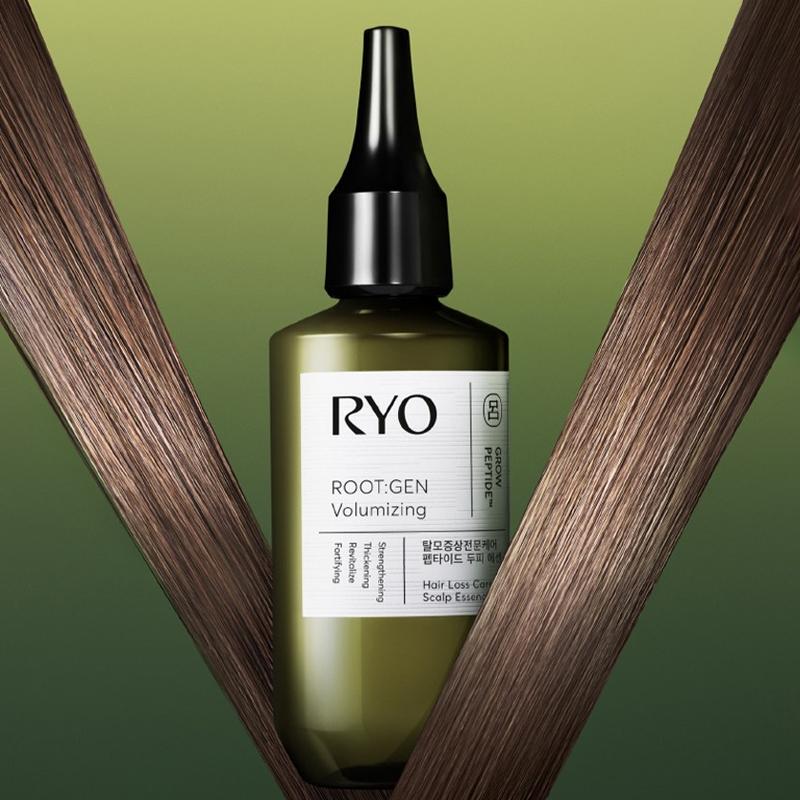 Ryo ROOT GEN Укрепляющая пептидная эссенция для кожи головы против выпадения волос 80 мл