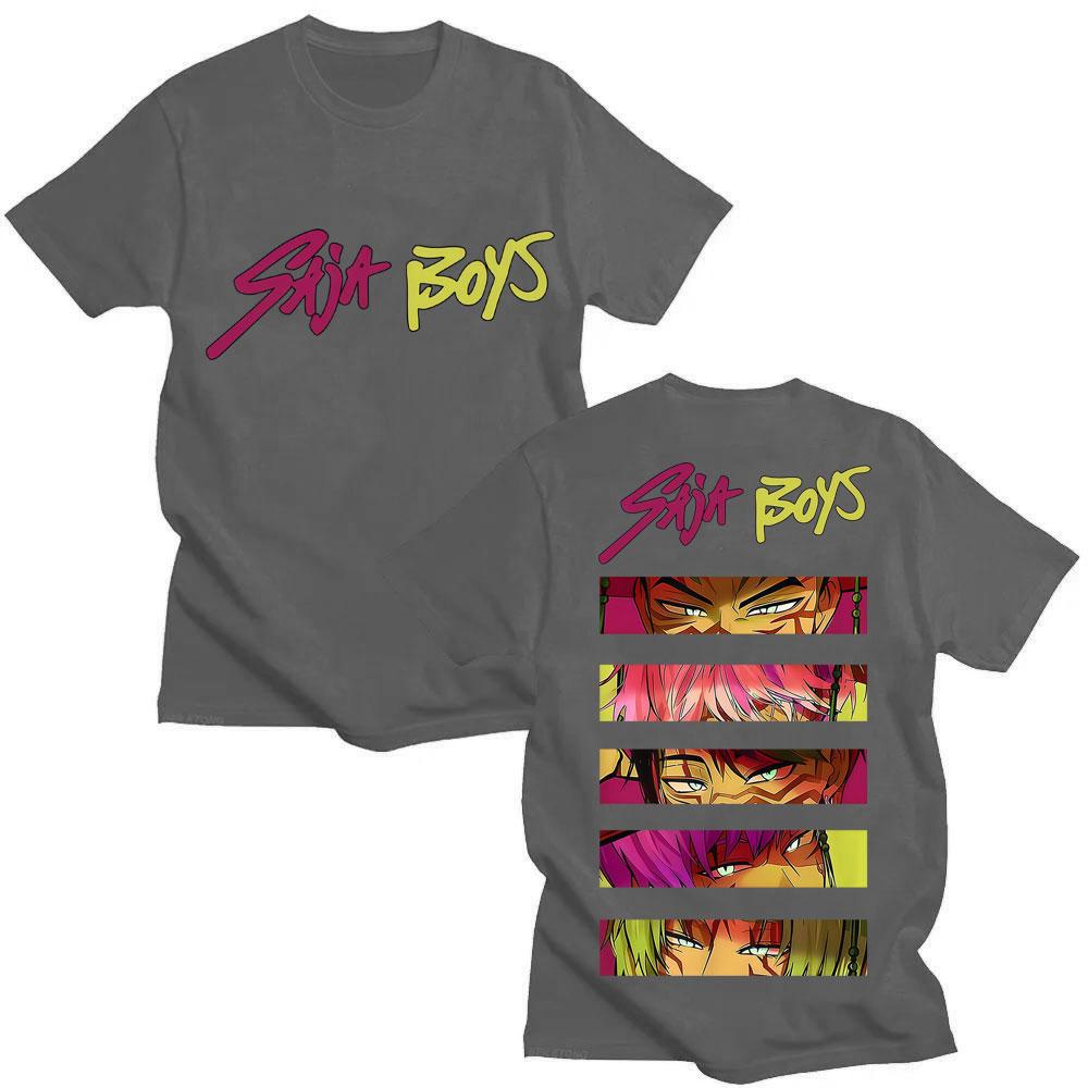 Аниме K-pop Охотники на демонов Саджа Футболка Винтажная мода Футболки манга Мужские Женские Оверсайз Уютные Хлопковые Футболки Уличная одежда