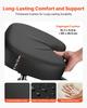 Ergonomic Kneeling Chair with Backrest & Wheels, Mobile X-Shaped Posture Knee Chair with Adjustable Height & Thick Foam Cushions, Relief for Neck or