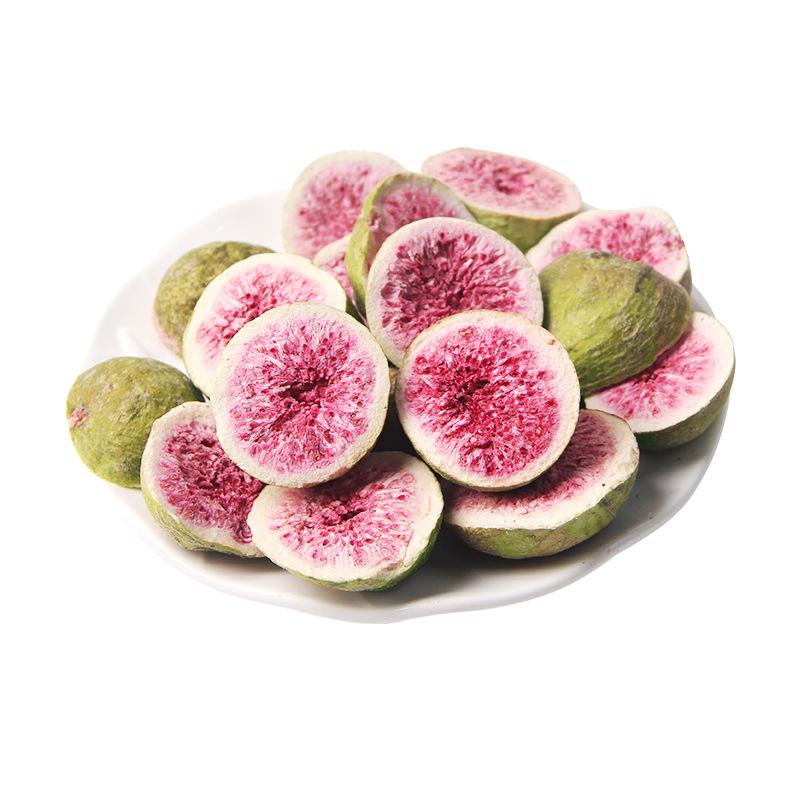 Freeze-Dried Fig Crisps: Nutritious Snacks for Kids & Expectant Moms, Perfect for Baking, Cake Decor, and Snowflake Pastries