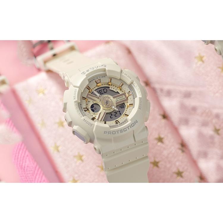 Casio Женские часы BABY-G Белые BA-110GA-7A2PR BA-110GA-7A2PR