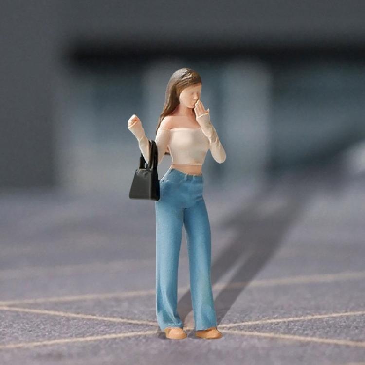 Миниатюрная фигурка кукла, смоляная фигурка, масштаб 1/64, с высокой детализацией, для моделистов и декораций