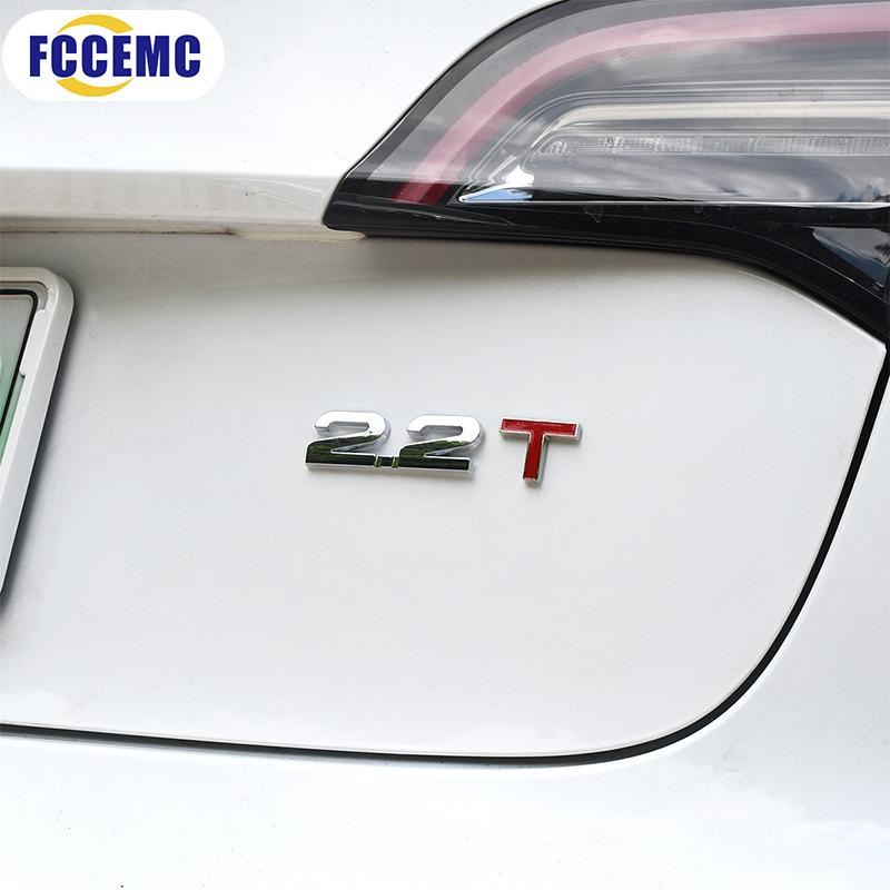 Новейшая автомобильная 3D металлическая наклейка с логотипом 1.3T 1.4T 1.5T 1.6T 1.8T 2.0T 2.2T 2.4T 2.5T 2.8T 3.0T Высококлассная универсальная наклейка для стайлинга автомобилей