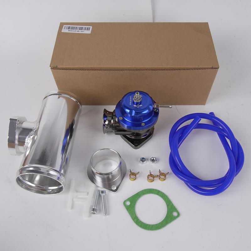 Bartoo-Aluminum Type-RS Turbo Blow Off Valve Universal With 2.5" 63mm BOV Flange Pipe Kit BOV129