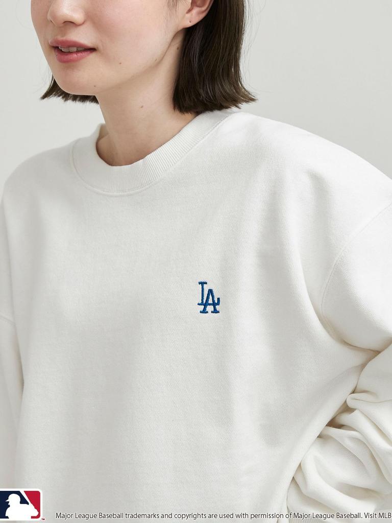 Cohen MLB Exclusive Hanafuda Back Print Crew Neck Sweatshirt, 75206020455 0190, White (01), XL