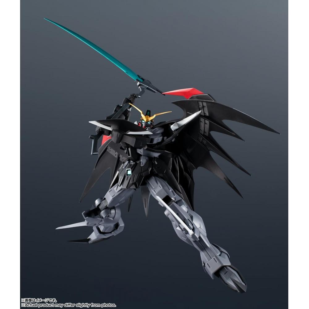 GUNDAM UNIVERSE Мобильный костюм Gundam W Бесконечный вальс XXXG-01D2 Gundam Deathcythe Hell (версия РЭБ) ГАНДАМ СЕКА СМЕРТИ АД (EW) приблизительно. 150 мм ПВХ и АБС-пластик