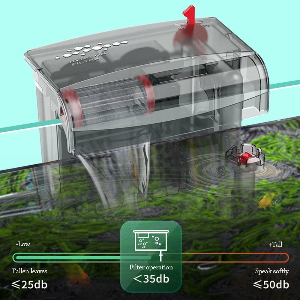 3-в-1 Фильтр для аквариума водопад Циркулирующий Очиститель воды Цикл чистой воды для дома