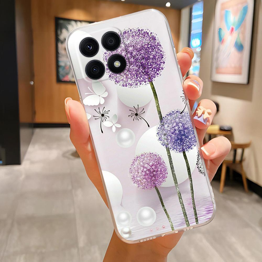 Для Honor X8b X8a 4G LLY-LX1 LLY-LX2 CRT-LX1 Милый Мультяшный Расписной Чехол для Телефона ТПУ Мягкий Прозрачный Силиконовый Чехол На Honor X8a 4G Маска