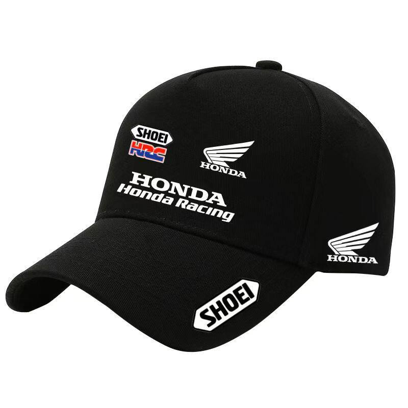 Honda HRC Racing Motorcycle Baseball Cap Hat for Honda CB400 CB650F CBF CRF NC750 Adjustable Outdoor Men Women Sports Casual Hat LR0