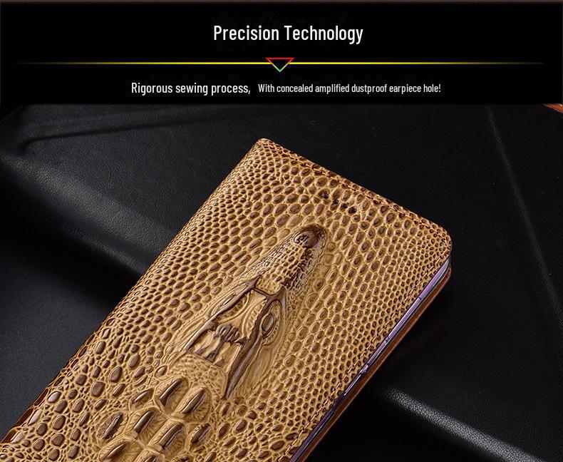 Чехол-книжка из натуральной кожи крокодила для Samsung J6 Plus — защитный чехол для J6 2018 и J5 2017