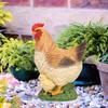 Садовая статуэтка курицы для украшения двора, скульптура домашнего животного, декоративная курица для улицы, патио, заднего двора, ландшафта, дорожки