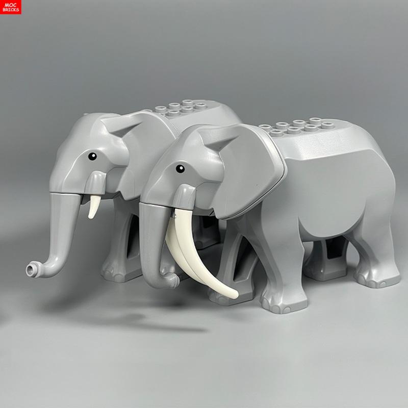 Кирпичики MOC Джунгли Подлесок Лесное животное Обезьяна Коза Жираф Птица Ночная сова Аксессуары Строительные блоки Игрушки-друзья Подарки