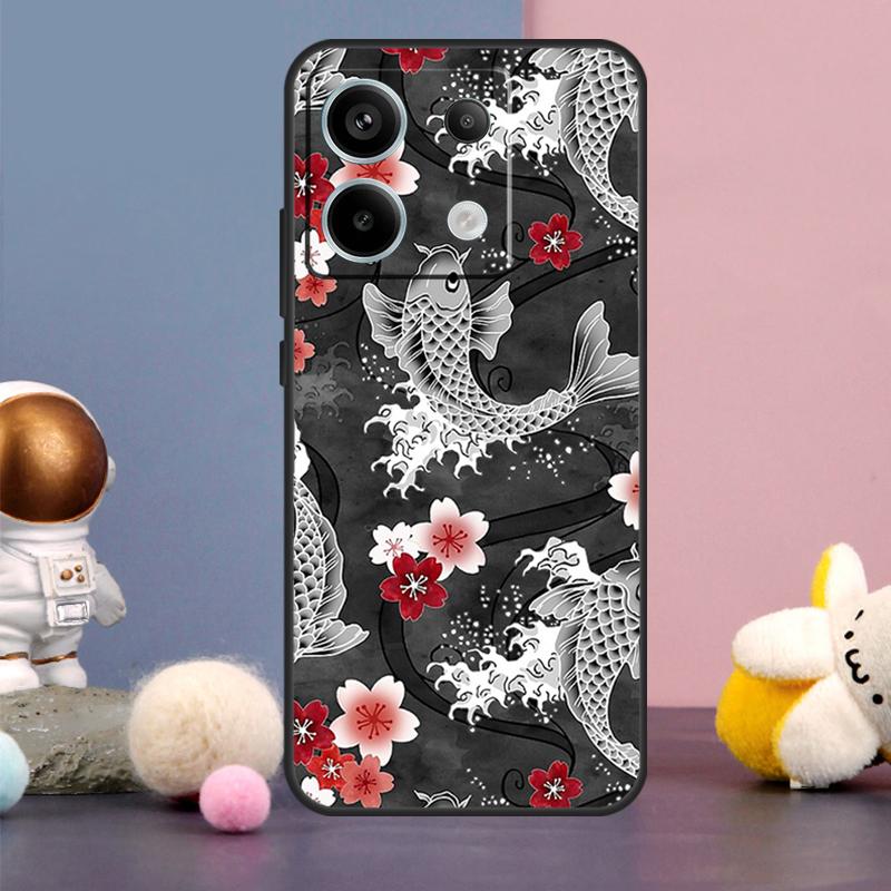 Чехол Ying Yang с рыбками Кои для Xiaomi Redmi Note 9 10 11 12 13 Pro Plus 12S 11S 10S 9S Remdi 12 13 C 9C 10C