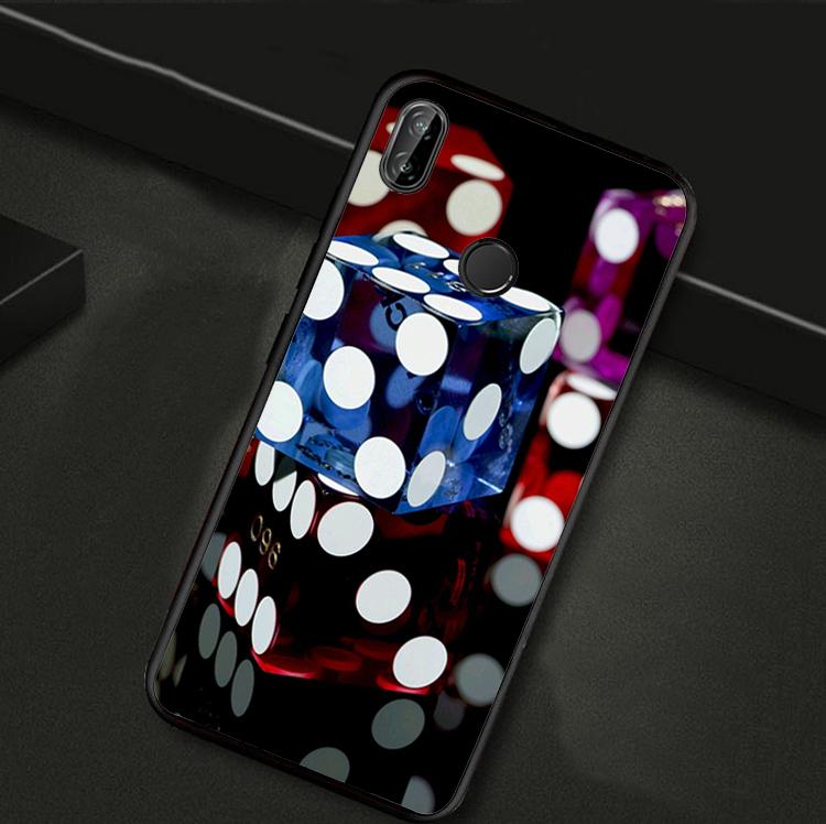 Кубики Покер Казино Для Huawei Nova Y61 Y91 Y73 Y72 Y70 Y90 Y60 12s 12i 11i 8i 9 10 SE P40 Lite P30 P60 Pro Чехол
