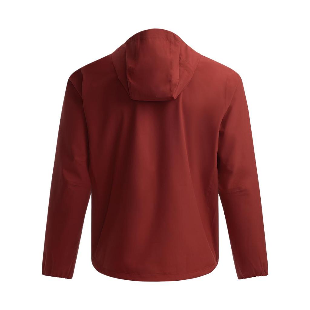 Under Armour Куртка мужская Stormproof Cloudstrike Stretch с капюшоном, однотонная, терракотово-красная 1376066-840