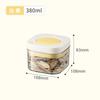 Vacuum Food Storage Box Plastic Sealed Fresh-Keeping Box Grains Transparent Storage Container Kitchen Storage Jars Vacuum Tank