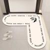 Bathroom Corner Diatom Mud Floor Mat Light Luxury Water Absorption Quick-drying Anti-slip Foot Mat High-quality Bathroom Easy-to-maintenance Floor Mat