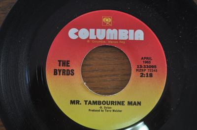 7-дюймовая пластинка BYRDS - Mr Tambourine Man 1333095 Columbia US Folk Б/У