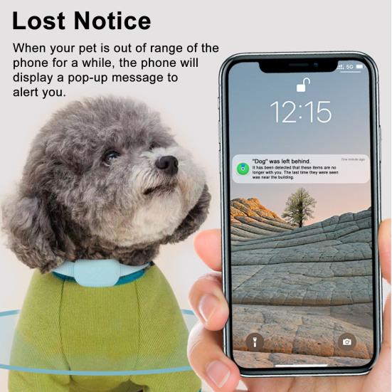 Водонепроницаемый GPS-трекер для ошейника питомца с долгим сроком службы батареи, Локатор собаки/кошки от потери, Отслеживание в реальном времени, Регулируемый комфортный ошейник