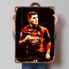 C Pulisic Pop Art Tinplate Poster Customized Wall Art Vintage Metal Signs Retro Tin Plaque for Gaming Room Decoration Cozy Home