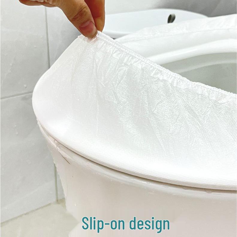 Individually Packaged Thick Disposable Non-woven Toilet Seat Covers for Home, Travel & Maternity Use