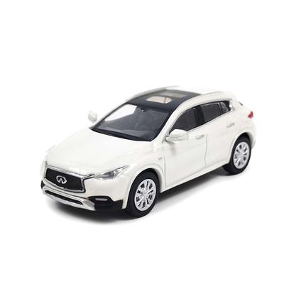 Paudi Model Масштабная модель Infiniti QX30 2017 Модель Готовая для коллекции 1/64 Автомобиль, Белый, Продукт,