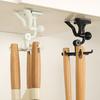 1 комплект подвесного крючка, настенный вращающийся крючок для вешалки с 6 крючками, самоклеящийся крючок для хранения без перфорации для кухни, ванной комнаты