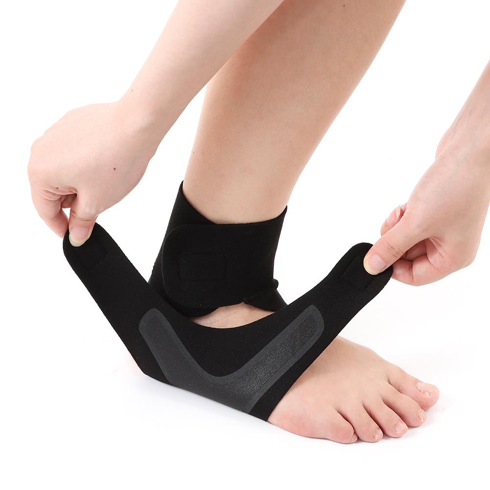 Бандаж антирастяжение компрессионный ортез на лодыжку эластичный ортез на лодыжку регулируемый поддерживающий ортез