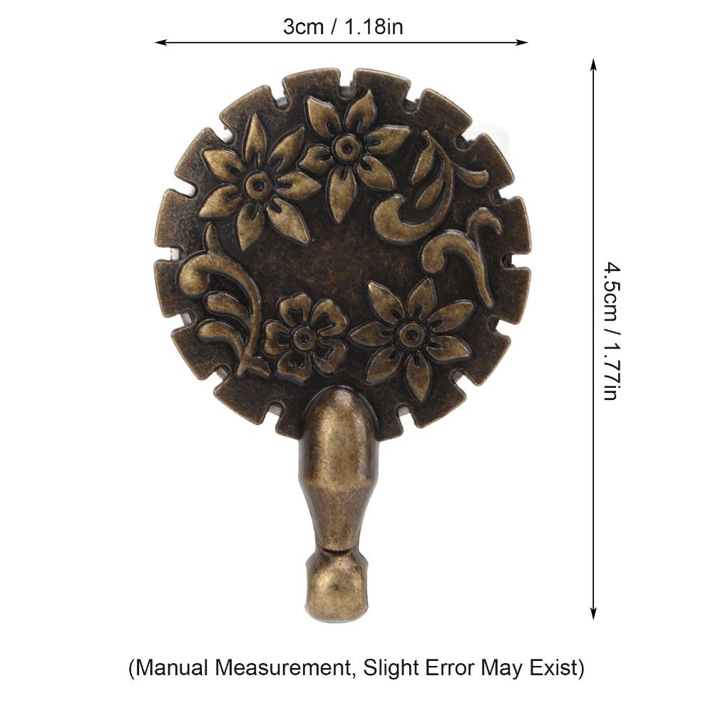 3pcs Antique Copper Thread Cutter Tool Retro Style Yarn Cutter Metal Pendant Thread Cutter Knitting