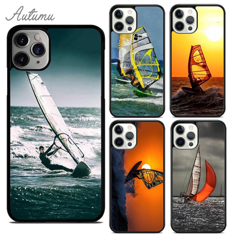 Чехол для телефона Extreme Sports Windsurf Sailing для iPhone 17 Air 15 16 11 12 13 14 Pro Max Plus coque Fundas Shell