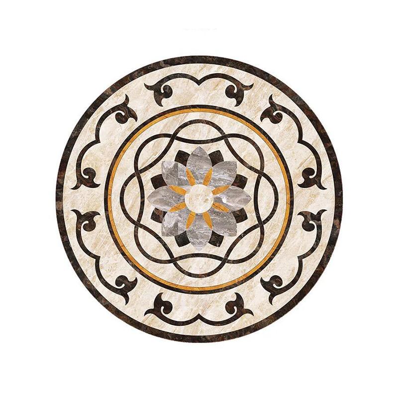 1 шт. паркетные обои из ПВХ, круглые настенные наклейки, водонепроницаемые настенные наклейки, самоклеящиеся, для гостиной, потолочные светильники, декоративные