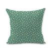 Luxurious Green Geometry Cotton Linen Pillow Case Cushion Pad For Bed Sofa Car Office Decor