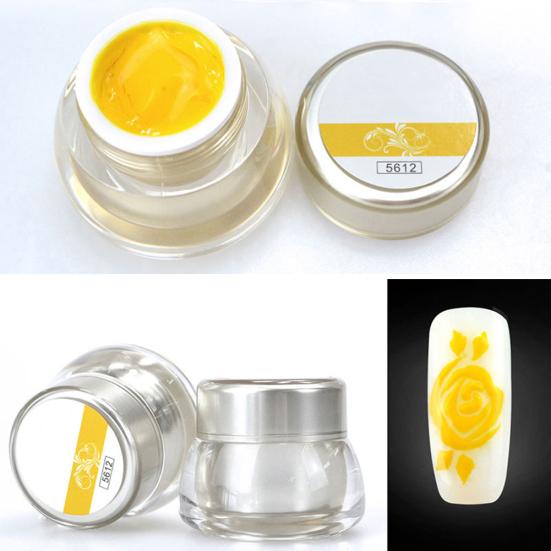 Women 12 Colors Acrylic UV Gel Tip DIY Decor 3D Nail Art Paint Drawing Painting