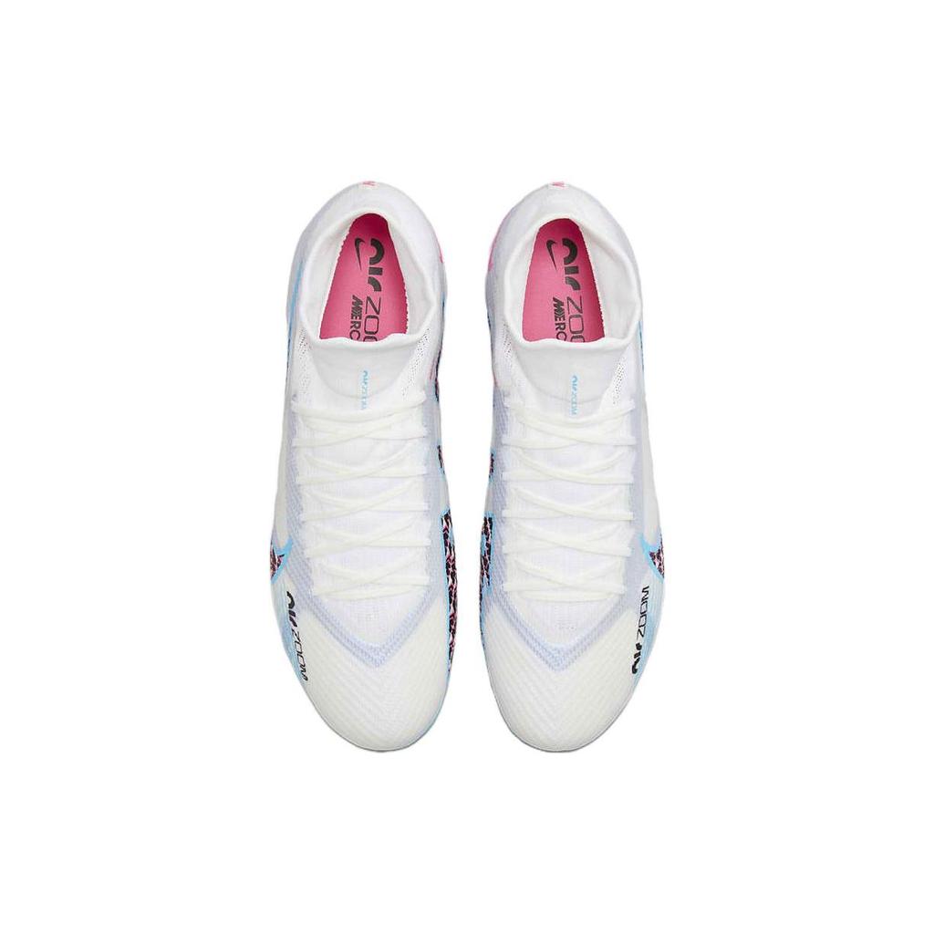 Nike Zoom Mercurial Superfly 9 Pro FG Blast Pack Мужские кроссовки White Pink-Blast Indigo-Haze DJ5598-146