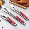 Food Tongs for Cooking Camping BBQ Lightweight Kitchen Pliers Stainless Steel Heat-Resistant Serving Tongs for Restaurants Home Kitchens Picnics