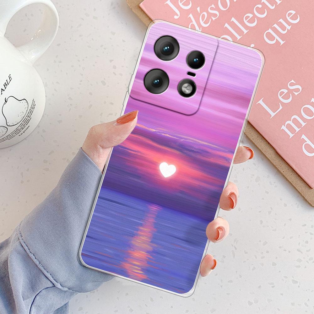 Чехол для Moto Edge 50 Pro Чехол для MotoEdge50Pro Ударопрочный Прозрачный Мягкий Силиконовый Задняя Крышка Чехол для Телефона на Motorola Edge 50 Pro Funda