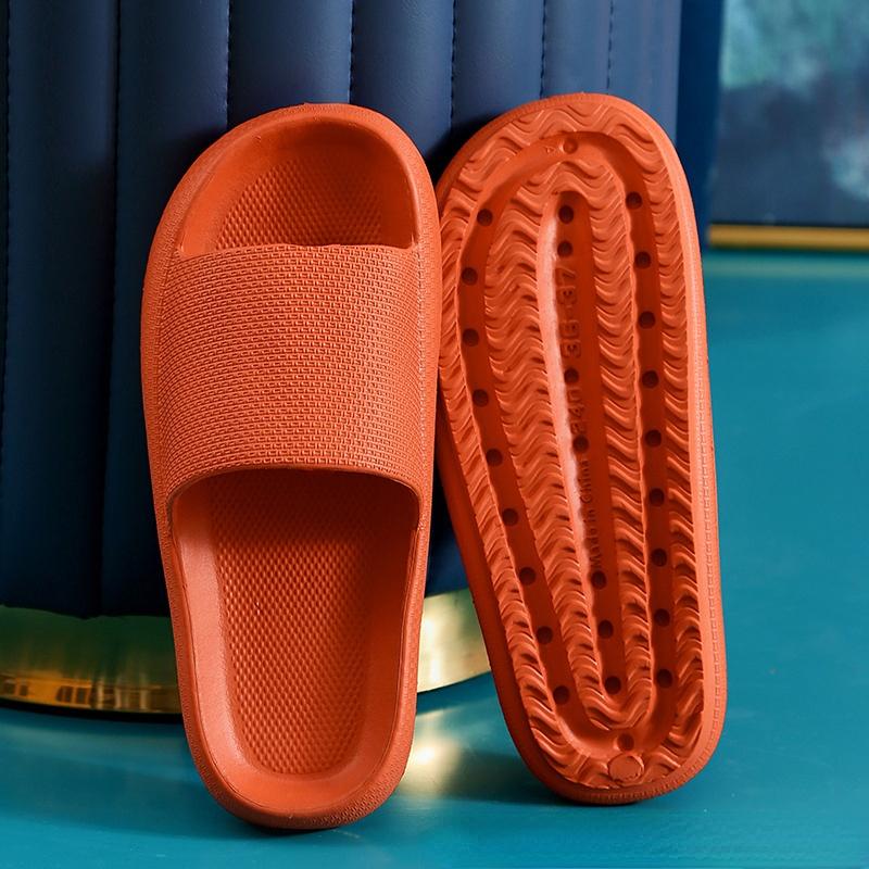 Women Men Slippers Thick Sole Summer Beach Slides Bathroom Anti-Slip Slipper Soft Sandals Fashion Flip-Flops Ultra-Light Shoes