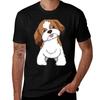 Shih Tzu Tshirt Minimalist Graphic Tee Shirt