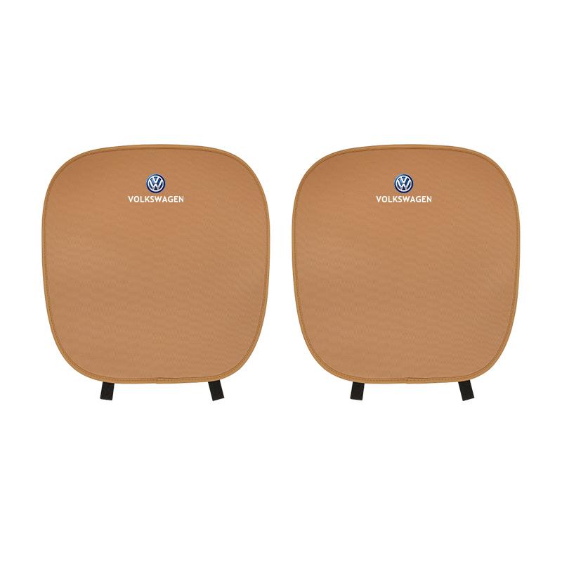 Car Seat Cushion Cover Breathable Ice Silk Soft Mats For VW GTI Polo Golf Passat Tiguan Arteon Touareg CC Taigo Jetta Tire Valve