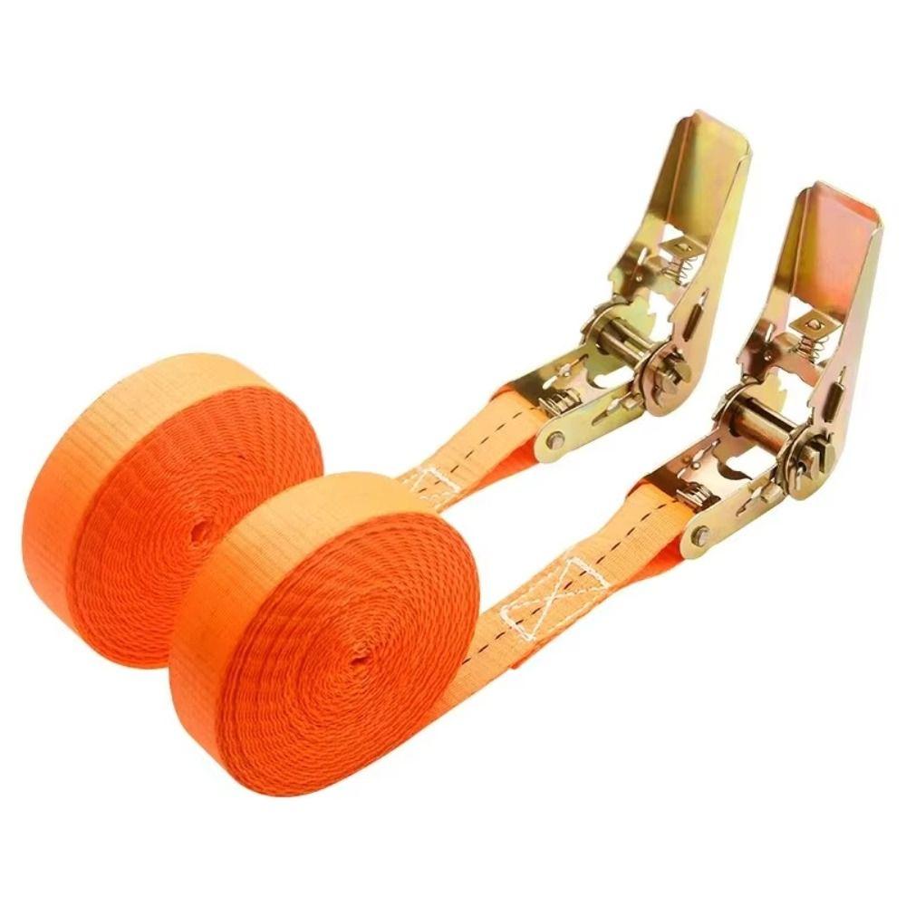 Durable Ratchet Tie Down Straps Rust Proof Polyester Lashing Straps Load Securing Straps Kayak