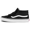 Sk8-Mid Black Unisex Sneakers True-White VN0A391F6BT