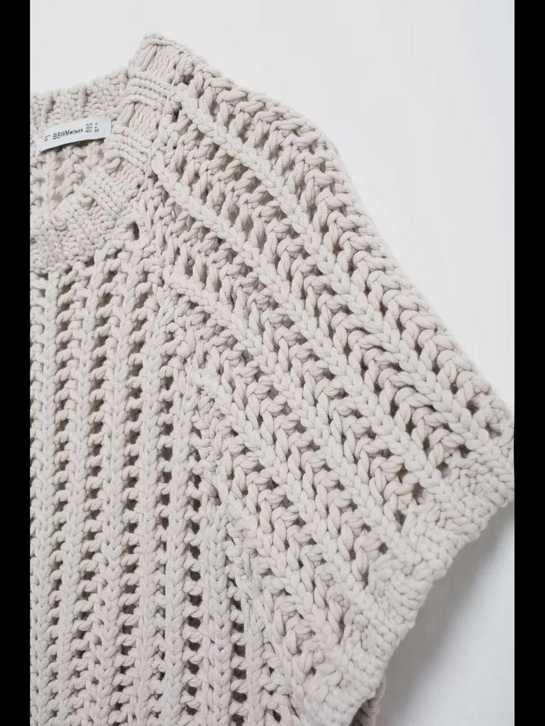 Women's European-American Style Knitted Sleeveless Vest