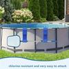 2Pcs Plastics Pool Pole Hanger Heavy Duty Adjustable Pool Brush Hanger Rust Resistant Above Ground Pool Pole Hanger