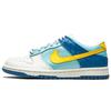 Nike Кроссовки Dunk Splash Low top Детские для скейтбординга Сине-желтые Подростковые 309601-471