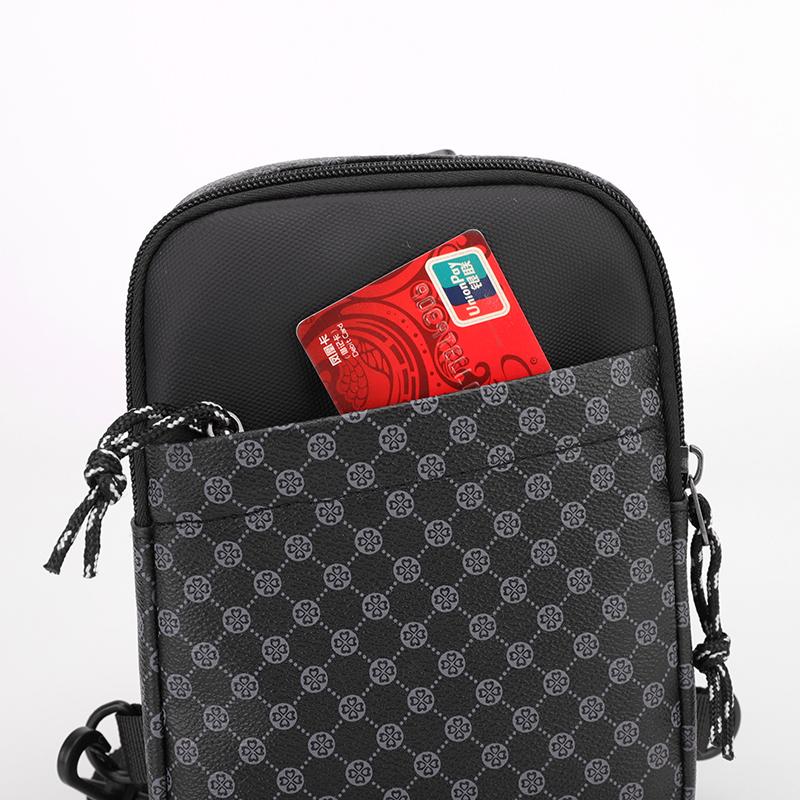 Мужская сумка через плечо с принтом, женская сумка на груди