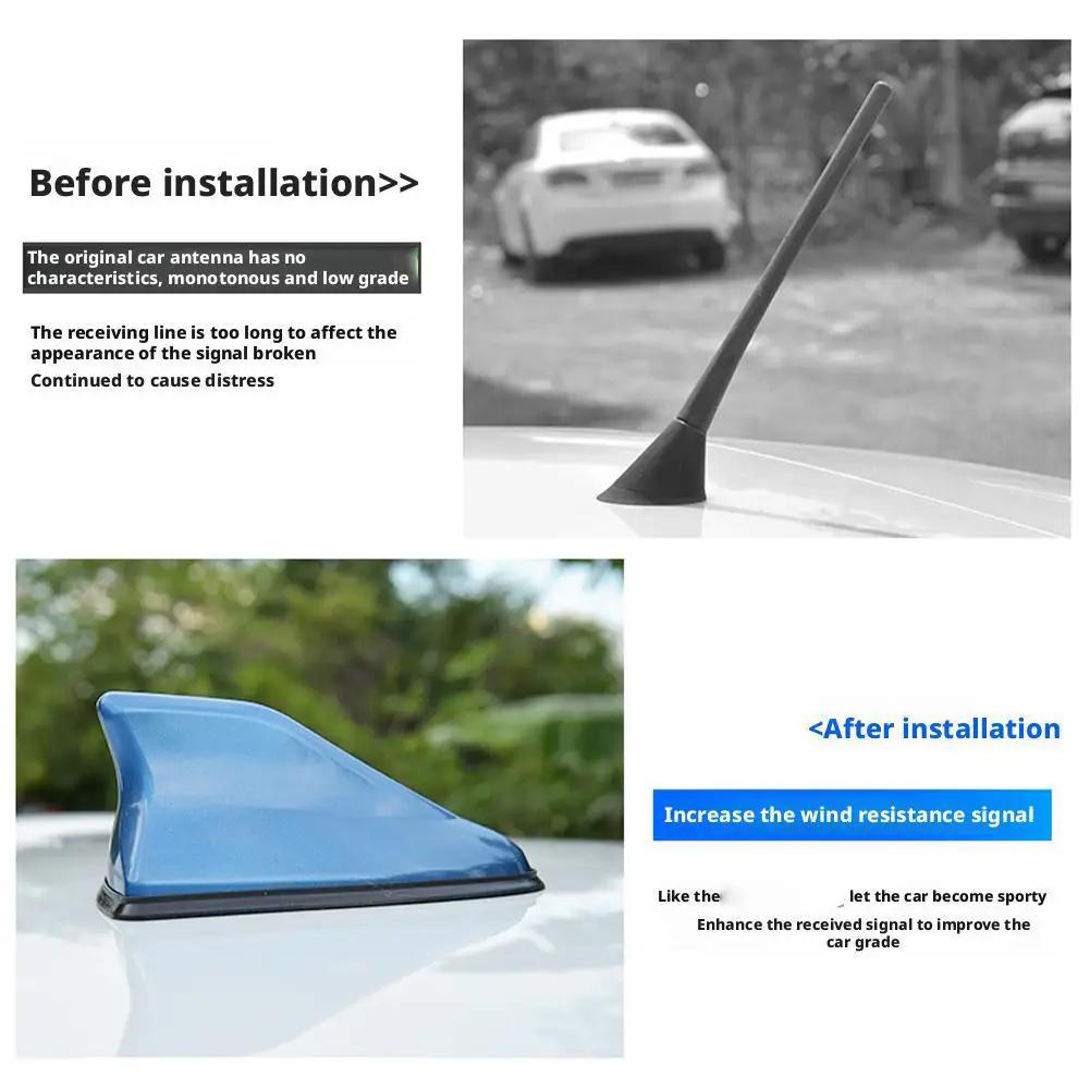 AABHC1 Car Antennas Shark Fin Antenna Radio Signal Aerials Roof Antennas For Chevrolet Orlando Aveo Onix Spark Montana Cruze Impala
