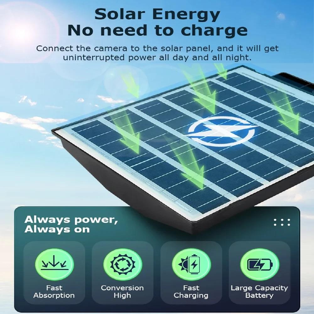 4G Солнечный Монитор Многофункциональный Низкое Энергопотребление Пульт Дистанционного Управления Уличный Фонарь WIFI Интеллектуальная Трехэкранная Камера
