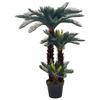VidaXL Artificial Plant with Pot Cycas Palm Green 125 Cm